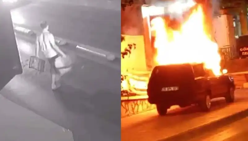 Boşanma Aşamasında İnanılmaz Olay: Eşinin Aracını Yaktı!