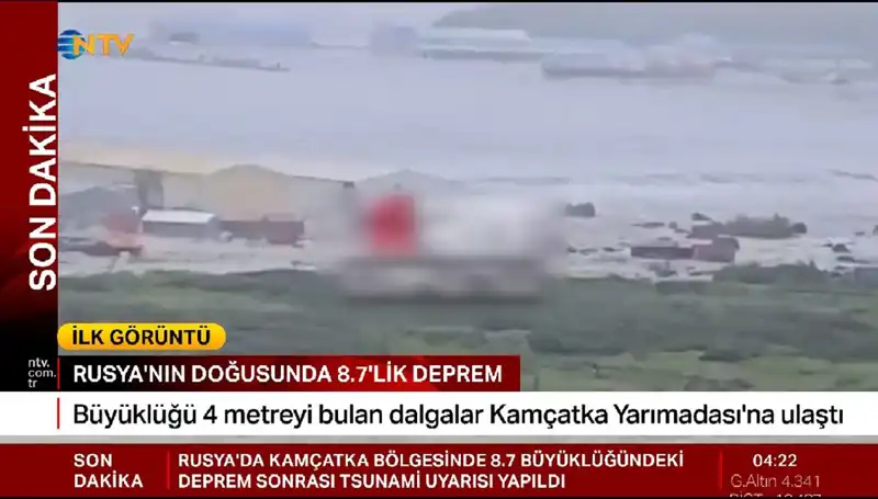 Kamçatka Kıyıları’nda Tsunami Alarmı: İlk Dalgalar Ne Zaman Geliyor?