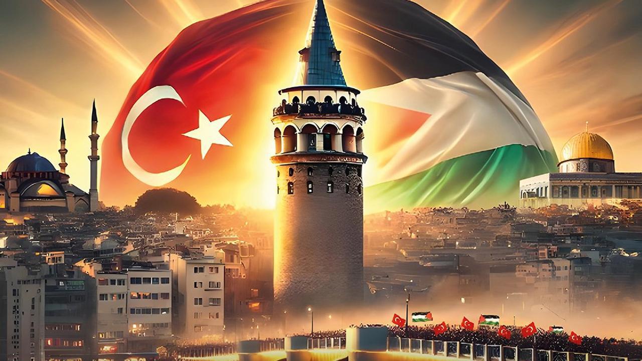 İstanbul'da Filistin Dayanışması Etkinliği Gerçekleşti