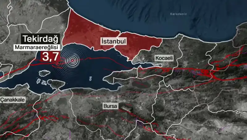 Marmara Denizi'nde 3,7 Büyüklüğünde Deprem: Panik ve İlk Tepkiler