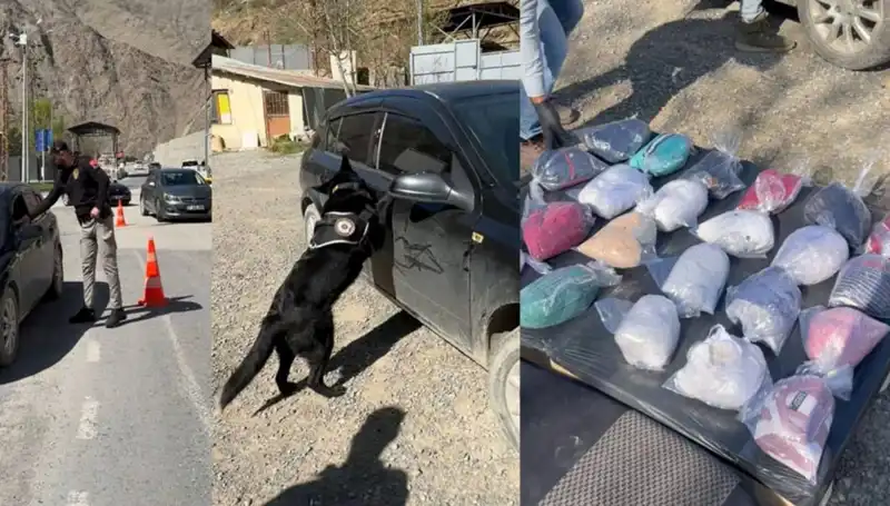 Uyuşturucu Şüphesiyle Durdurulan Araçta Sıra Dışı Ele Geçirilen Materyalleri Keşfedin
