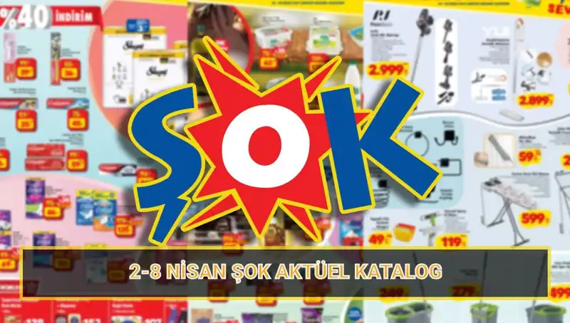 ŞOK 2-8 Nisan Kataloğu: Temizlik Ürünleri ve Elektrikli Aletlerde Yepyeni Fırsatlar!