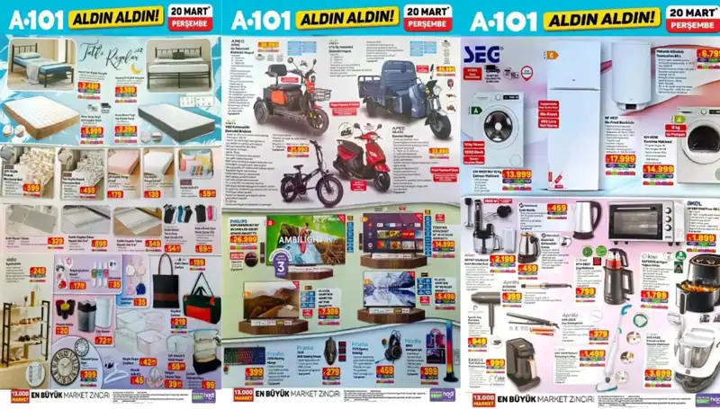 A101 Aktüel Kataloğu: Bu Hafta Neler Var? Airfryer'dan Yataklara!