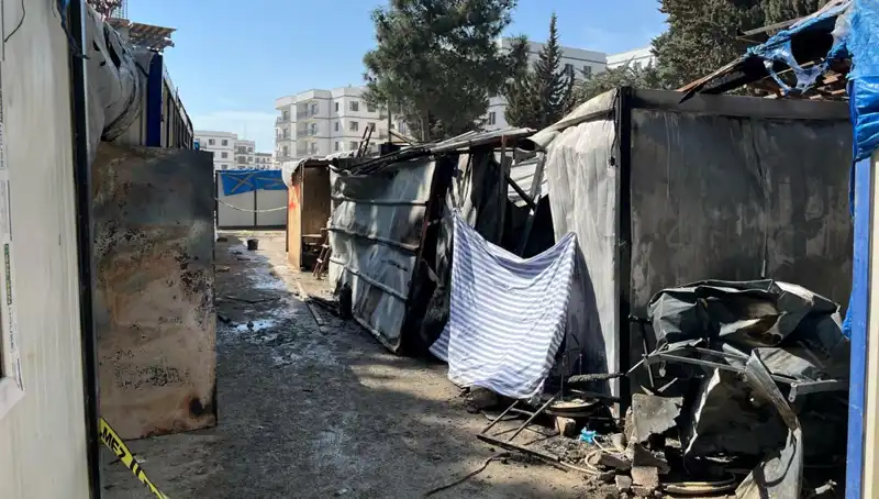 İşçilerin Kaldığı Konteynerde Yangın: Güvenliği Tehdit Eden Görünmeyen Sorunlar