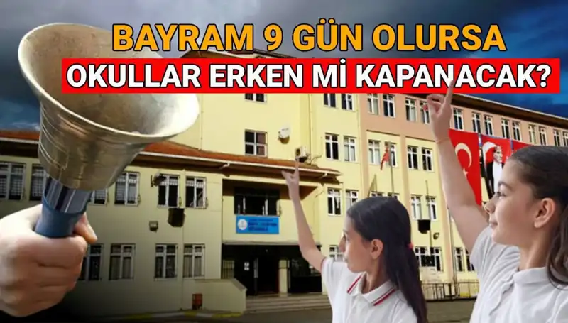 Okul Tatili 2025: Bayramdan Önce Kapanacak mı?