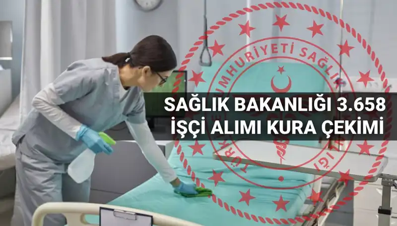 Sağlık Bakanlığı 2025’te 3.658 İşçi Alımı İçin Kura Takvimini Duyurdu!