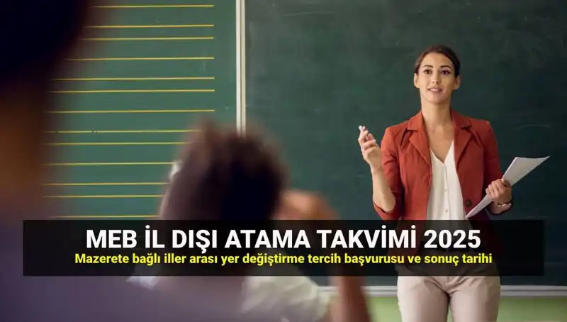 2025 MEBBİS Öğretmen Atamaları: İllere Göre Mazeret Değişimi