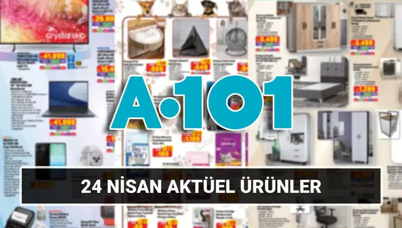 24 Nisan A101 Aktüel Kataloğu: Ev Gereçlerinden Mobilyaya Her Şey Burada!