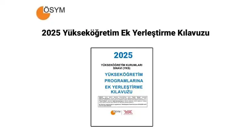 2025 Yükseköğretim Ek Yerleştirme Kılavuzu: Tercihler Başlıyor!